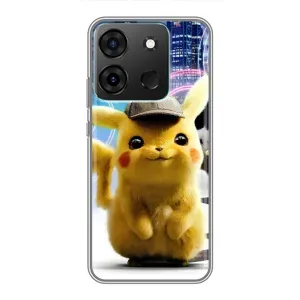 Чохол з Пікачу на Infinix Smart 7 (Пікачу в місті)