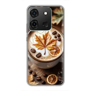 Чехол с принтом «Пряный кофе» для Infinix Smart 7