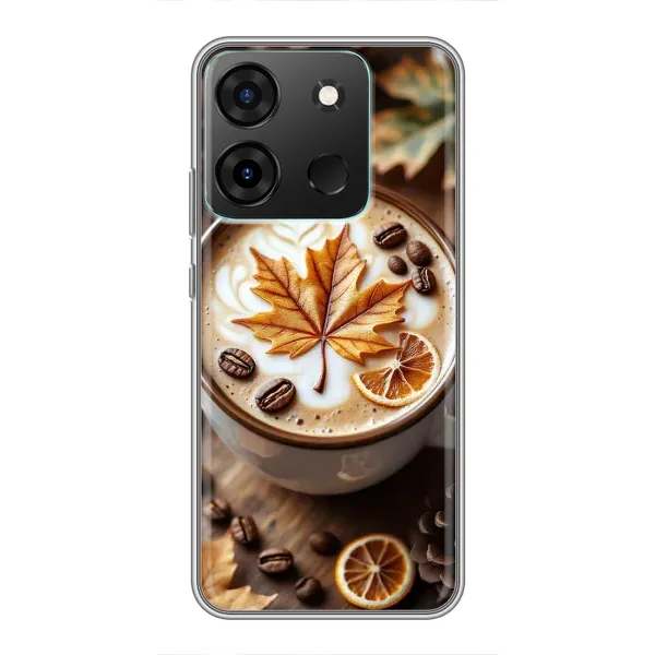 Чехол с принтом «Пряный кофе» для Infinix Smart 7