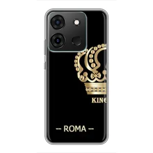 Чехлы для Infinix Smart 7 (VPrint) - Футбольные клубы (Roma)