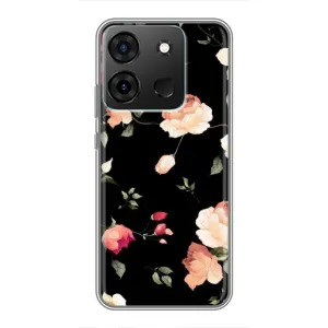 Чехлы с Цветами для Infinix Smart 7 (VPrint) (Розочки)