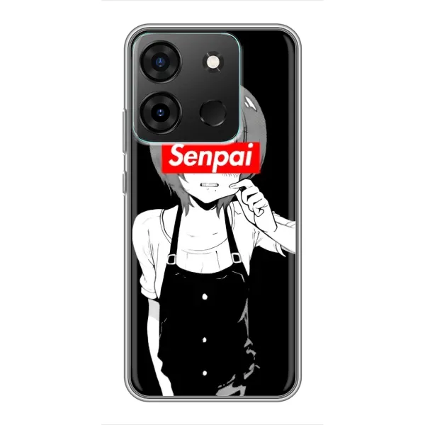 Чехол с принтом «Senpai» для Infinix Smart 7