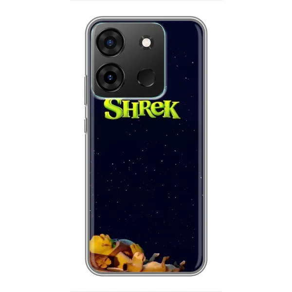 Чехол с принтом «Отдыхающий Шрек» для Infinix Smart 7