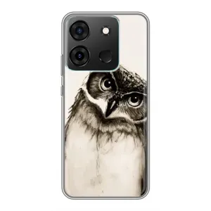 Чохол з пташками на Infinix Smart 7 (VPrint) (Сова)