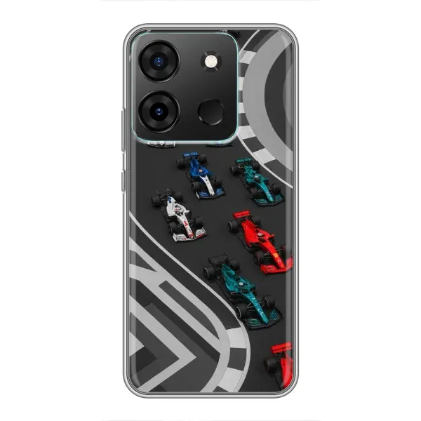 Чехол с принтом «Трасса Ф1» для Infinix Smart 7