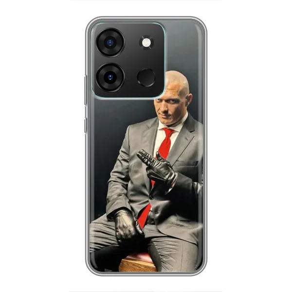 Чохол з принтом «Усик Hitman» для Infinix Smart 7