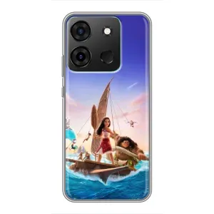 Чехол с мультфильмом Моана Infinix Smart 7 (Команда Ваяна Мауи)