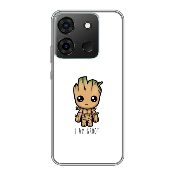 Чехол с принтом «Я есть Грут» для Infinix Smart 7 Чехол с принтом «Я есть Грут» для Infinix Smart 7