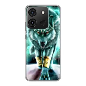 Захисні чохли для Інфінікс Смарт 7 (AlphaPrint) (ХІТ продаж) ВОВК