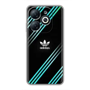 Чехол с принтом «Адидас с полосами» для Infinix Smart 8