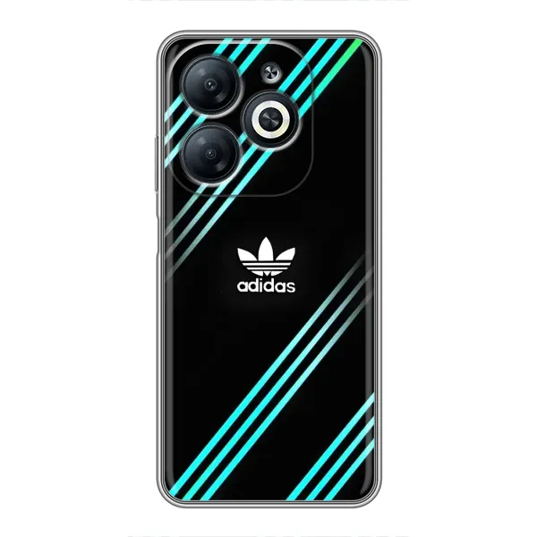 Чехол с принтом «Адидас с полосами» для Infinix Smart 8