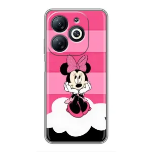 Міккі Маус чохол для Infinix Smart 8 (AlphaPrint - Мультяшні) (Дівчинка Maus)