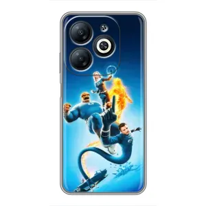 Чехол с принтом Фантастическая четверка для Infinix Smart 8 (Герои Фантастическая Четверка)