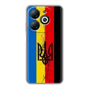 Украинские Чехлы для Infinix Smart 8 с картинкой УПА (AlphaPrint) (Флаг УПА)