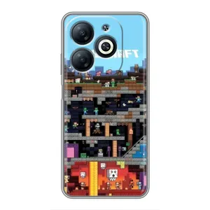 Чехол с принтом «фон Minecraft» для Infinix Smart 8