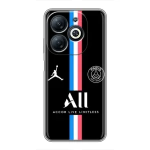 Чехлы PSG для Infinix Smart 8 (AlphaPrint) (футболка ПСЖ)