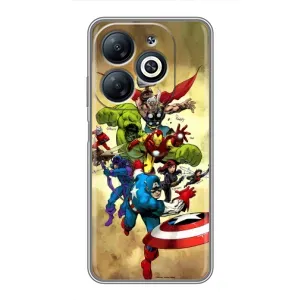Чехол с принтом «Герои Марвел» для Infinix Smart 8