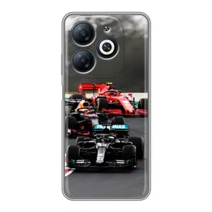 Чехол Формула1 на Infinix Smart 8 (Гонка Формула 1)