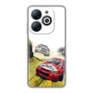 Чохли з Машинами на Інфінікс Смарт 8 (VPrint) (Гоночні Тачки)