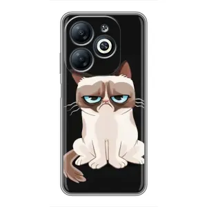 Чехол с принтом «Грустный кот» для Infinix Smart 8