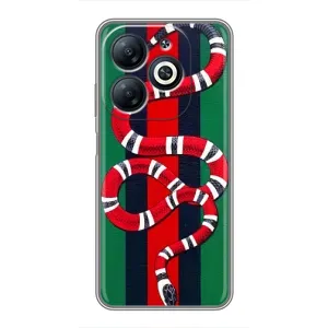 Чехол с принтом «Gucci змия» для Infinix Smart 8