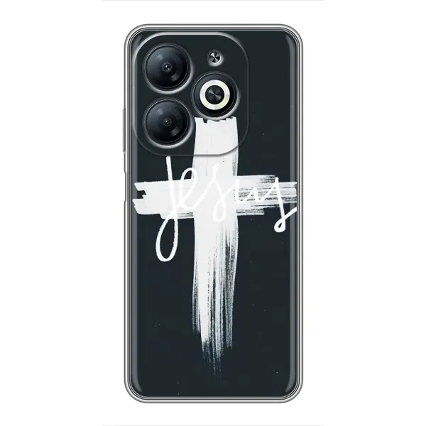 Чехол с принтом «Иисус» для Infinix Smart 8 Чехол с принтом «Иисус» для Infinix Smart 8