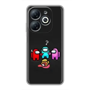 Чехол Амонг Ас для Infinix Smart 8 (AlphaPrint)