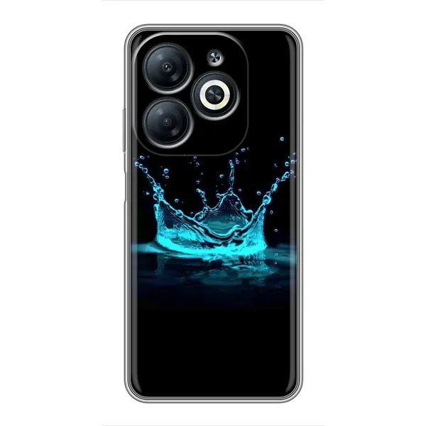Чехол с принтом «Капля короны» для Infinix Smart 8 Чехол с принтом «Капля короны» для Infinix Smart 8