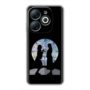 Чехлы Венсдей на Infinix Smart 8 Уэнсдей (AlphaPrint) (комната Уэнздей)