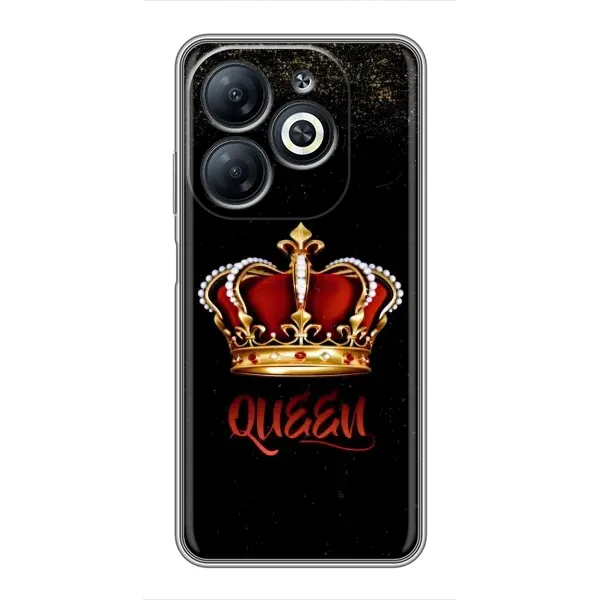 Чехол с принтом «Корона короля» для Infinix Smart 8 Чехол с принтом «Корона короля» для Infinix Smart 8