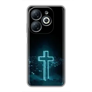 Чехол для Infinix Smart 8 (AlphaPrint) - (Христианские)