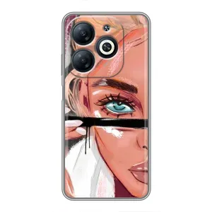 Чехол с печатью для Infinix Smart 8 - (Мода) (AlphaPrint)