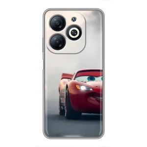 Силиконовый чехол Маквин для Infinix Smart 8 (Скоростной Маквин)