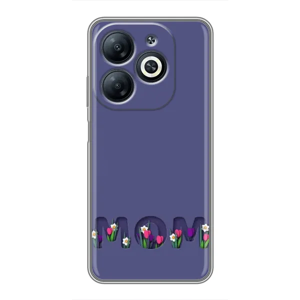 Чохол з принтом «Мама в квітах» для Infinix Smart 8