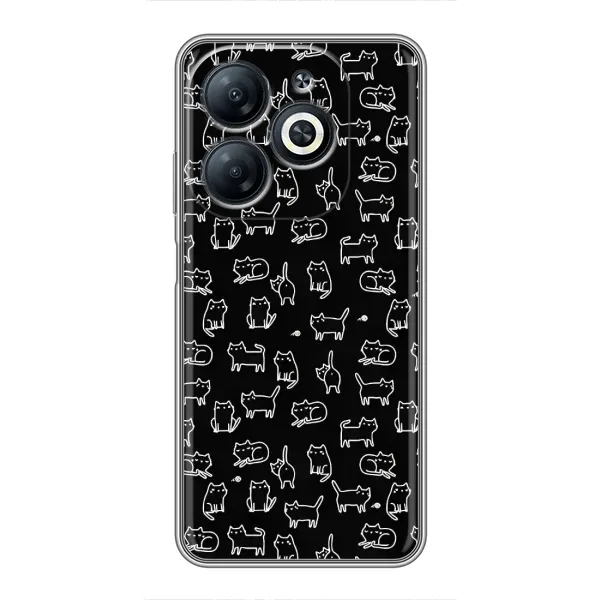 Чехол с принтом «Меленькие котики» для Infinix Smart 8 Чехол с принтом «Меленькие котики» для Infinix Smart 8