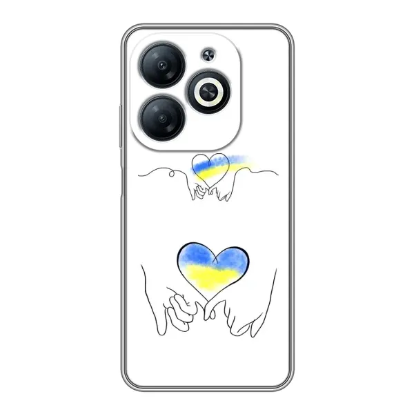 Чехол с принтом «Мир Украине» для Infinix Smart 8 Чехол с принтом «Мир Украине» для Infinix Smart 8