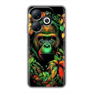 Чехол с принтом «Обезьяна в тропиках» для Infinix Smart 8