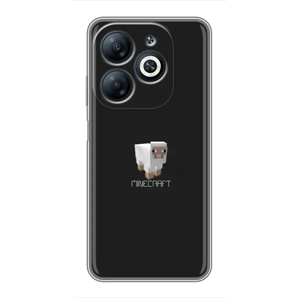 Чехол с принтом «Овечка Майнкрафт» для Infinix Smart 8
