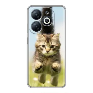 Чохли з Котиками для Infinix Smart 8 (VPrint) (Прижок кота)