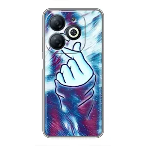 Чехол с принтом «Радужное сердце» для Infinix Smart 8