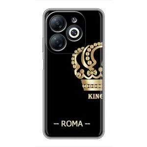 Чехлы для Infinix Smart 8 (VPrint) - Футбольные клубы (Roma)
