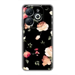 Чехлы с Цветами для Infinix Smart 8 (VPrint) (Розочки)
