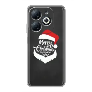 Рождественские Чехлы для Infinix Smart 8 (VPrint) (Санта Крисмас)
