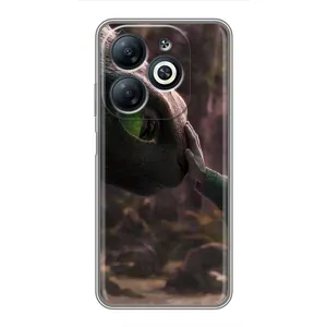 Чехол как приручить дракона на Infinix Smart 8 (Сцена с драконом)