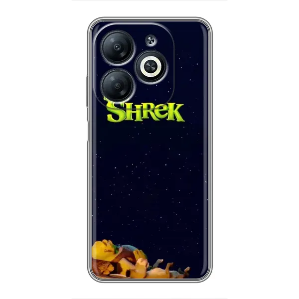 Чехол с принтом «Отдыхающий Шрек» для Infinix Smart 8 Чехол с принтом «Отдыхающий Шрек» для Infinix Smart 8