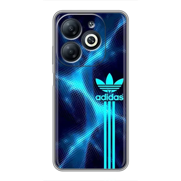 Чехол с принтом «Синий Адидас» для Infinix Smart 8