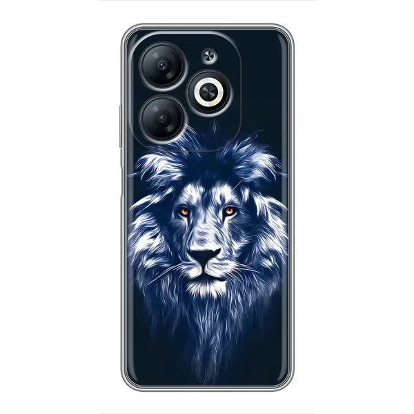 Чехол с принтом «Синий Лев» для Infinix Smart 8 Чехол с принтом «Синий Лев» для Infinix Smart 8