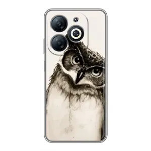 Чохол з пташками на Infinix Smart 8 (VPrint) (Сова)