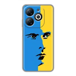 Украинские Чехлы для Infinix Smart 8 с картинкой УПА (AlphaPrint) (Степан Бандера)