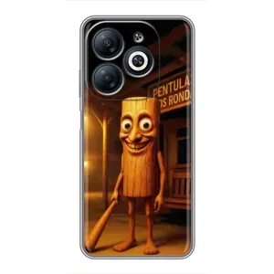Чехол с мемом Тралалело тралала на Infinix Smart 8 (Тунг тунг сахур)